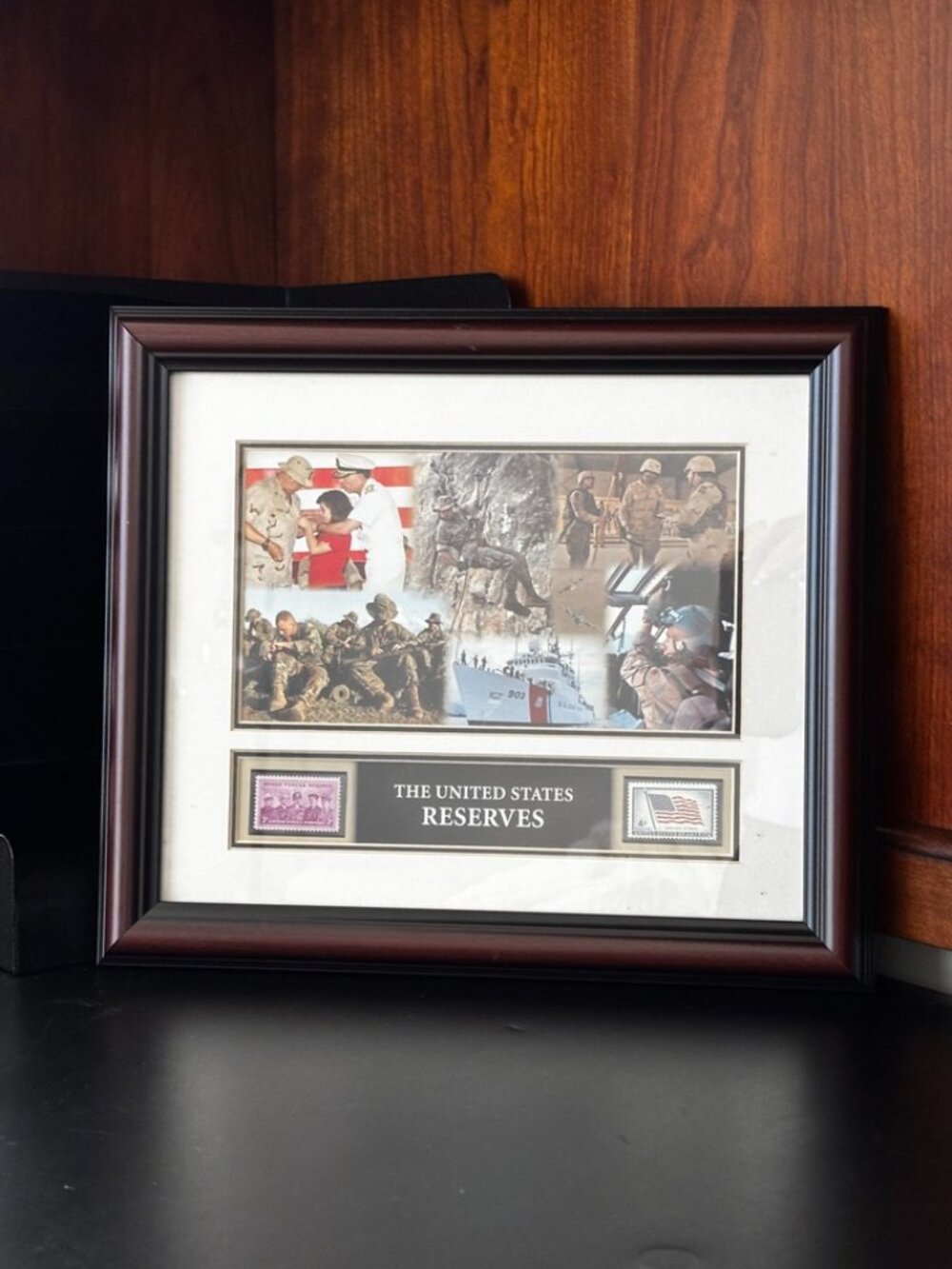 2005 USPS United States Reserves Framed Stamp Military Wall Art